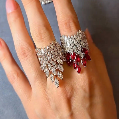 23.17ctw Marquise Luxury Gemstone Ring Collection -JEWELBUYS