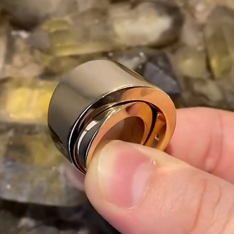 Bold and Beautiful Gold Ring-JEWELBUYS