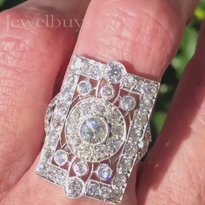 Vintage Round Cut Ladies Diamond Engagement Ring - JEWELBUYS