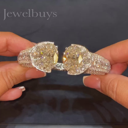 Gorgeous Oval Cut Diamond Bracelet - JEWELBUYS