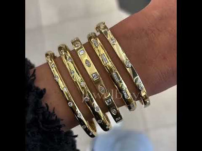 3.5ctw Various Styles Gold And Sapphire Bracelet-JEWELBUYS