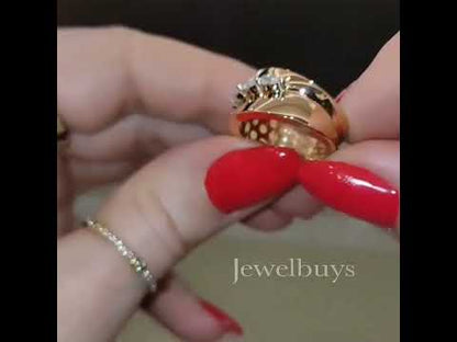 Classic 1ct Round Cut White Sapphire Wide Wedding Band Big Engagement Ring in Rose Gold-JEWELBUYS