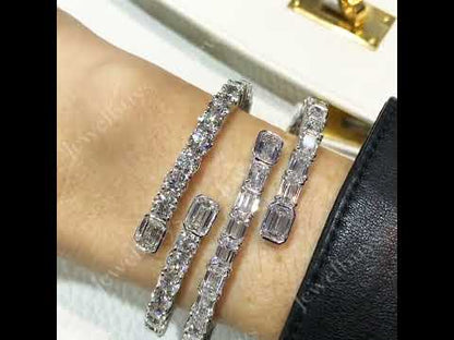 11ctw Classic Sapphire Tennis Bracelet Collection-JEWELBUYS