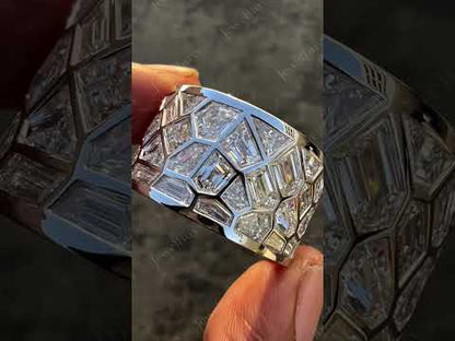 2.3Ctw Broken Mirror Band Ring-JEWELBUYS