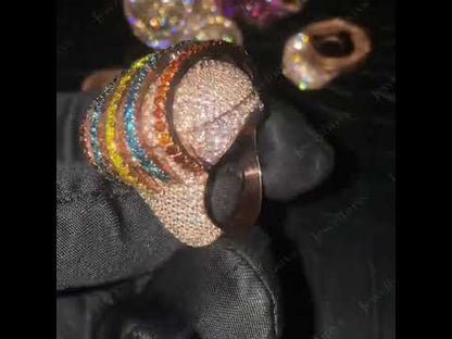 5Ctw romantic colorful sapphire ring-JEWELBUYS