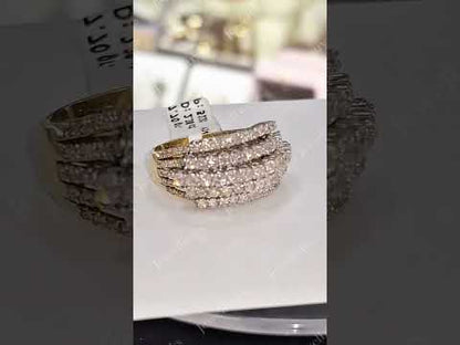 3ctw Multi-Layered Sapphire Vintage Ring-JEWELBUYS