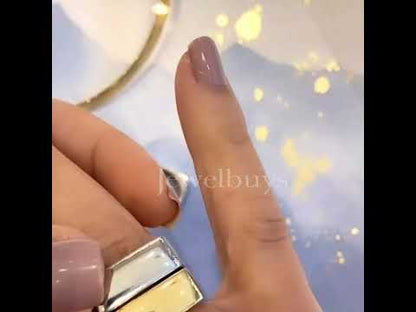 Unique Style 1ct Round Cut White Sapphire Women's Ring Set in Gold & Silver-JEWELBUYS