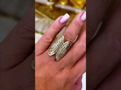 8ct Baguette Cut Sapphire Butterfly Ring-JEWELBUYS