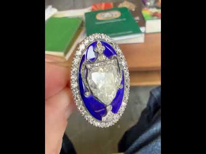 5.5Ctw pear-shaped sapphire franc trophy ring-JEWELBUYS