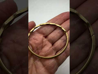 3.3Ctw Round Cut Blue Sapphire Vintage Bracelet-JEWELBUYS