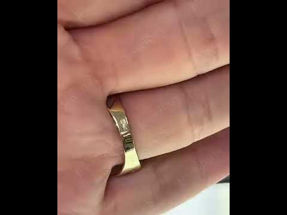 4.13ctw Baguette Blue Sapphire Unique Design Ring- JEWELBUYS