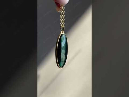 Elegant Green Tourmaline Pendant Earrings and Necklace-JEWELBUYS