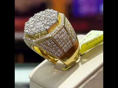 8ct Round & Emerald Cut White Sapphire Eternity Band-JEWELBUYS