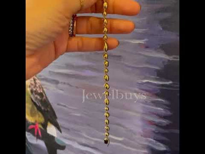 Personalized 20ctw Multi-Cut White Sapphire Bracelet in Yellow Gold & Black-JEWELBUYS