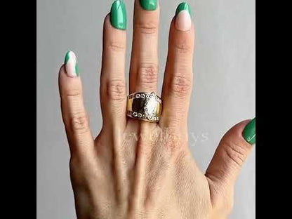 Exquisite 3.04ct Marquise Cut with Paved Round Cut White Sapphire Wide Band Women's Engagement Ring in Gold-JEWELBUYS