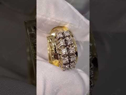 1.88ctw Double Row Sapphire Vintage Ring-JEWELBUYS