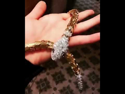 Ruby snake necklace-JEWELBUYS