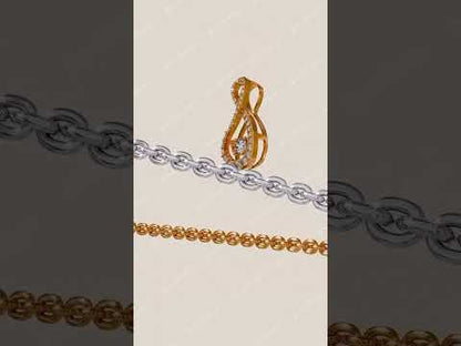 1.0Ctw Elegant Symbol Women's Pendant Necklace-JEWELBUYS