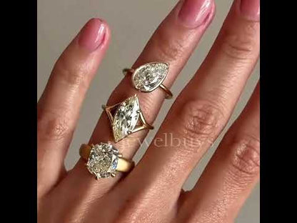 6ctw Multi-Cut 3 pcs Combination Diamond Ring - JEWELBUYS